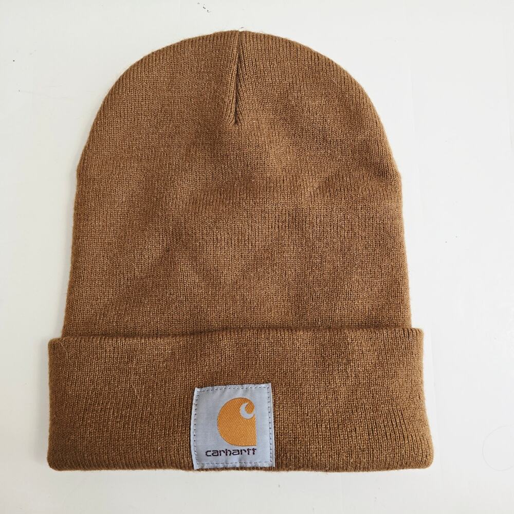 Carhartt Brown Stocking Cap, Beanie Excellent Condition